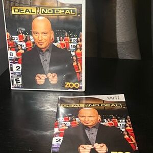 Deal Or No Deal Game Show 2009 Nintendo Wii Clean Disc Tested Complete Manual
